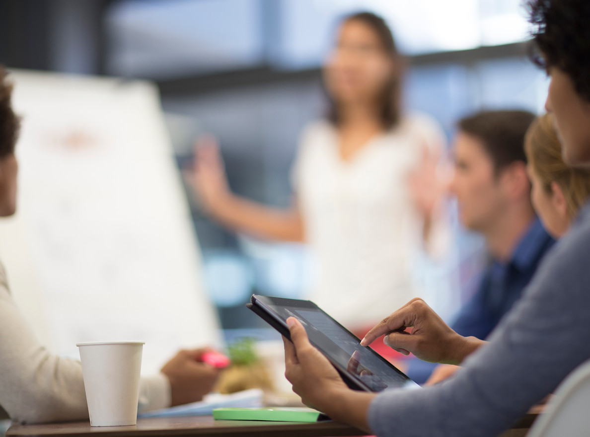 Team meeting and collaborative workshop